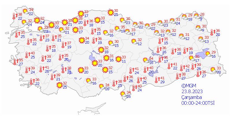 Meteoroloji’den o bölgelere sağanak uyarısı. İşte yurdun geneli yanarken serinleyecek bölgeler 16